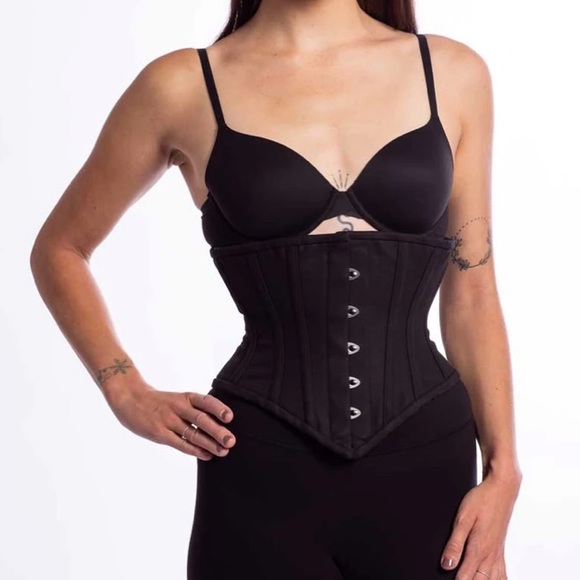 🚨SOLD🚨Cotton Hourglass Curve Waspie Underbust Corset : CS-201 - Picture 4 of 13